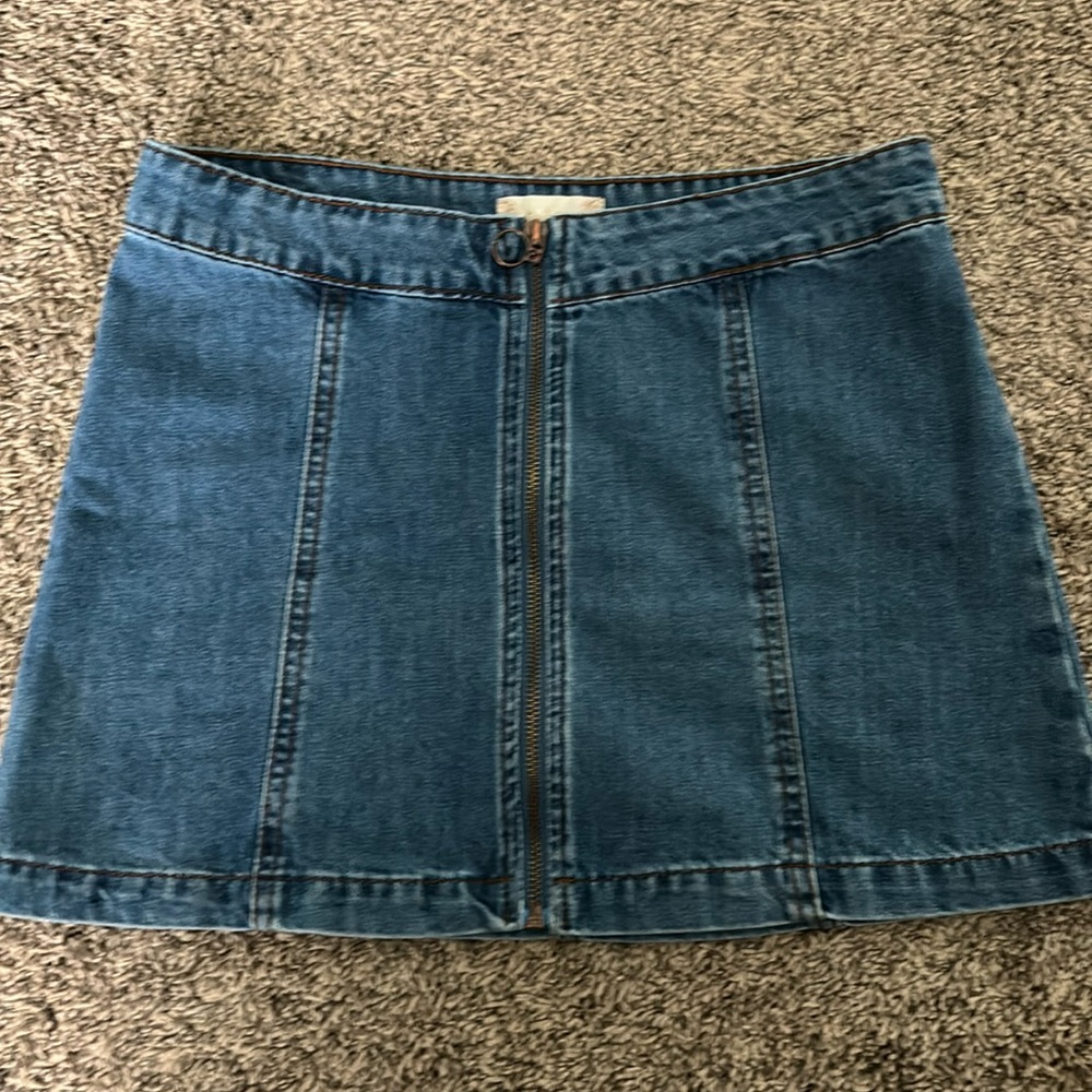Altard State mini denim skirt for women